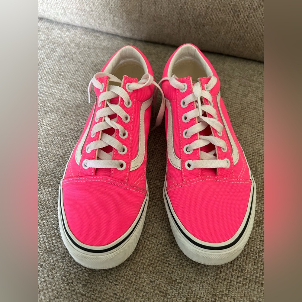 New Vans Neon Pink Old Skool Women's Sneakers